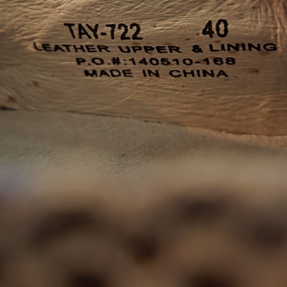 Alegria Taylor Pro Tan Glossy Leather Snake Slip-On Penny Loafer Size 40 (US 9) - Picture 10 of 10